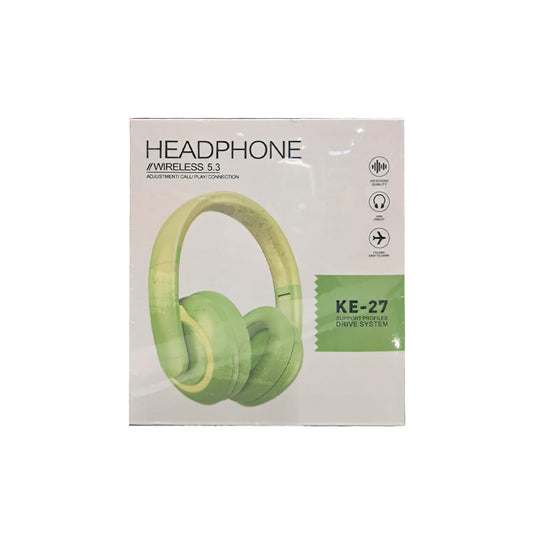 AUDIFONOS INALÁMBRICOS DE DIADEMA KE-27