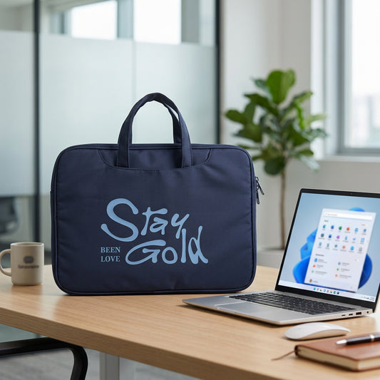 MALETÍN PORTA LAPTOP CON LETRAS