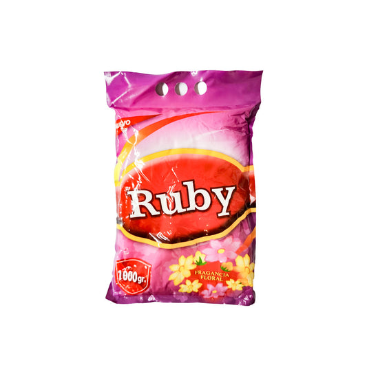 DETERGENTE EN POLVO FLORAL RUBI 1KG