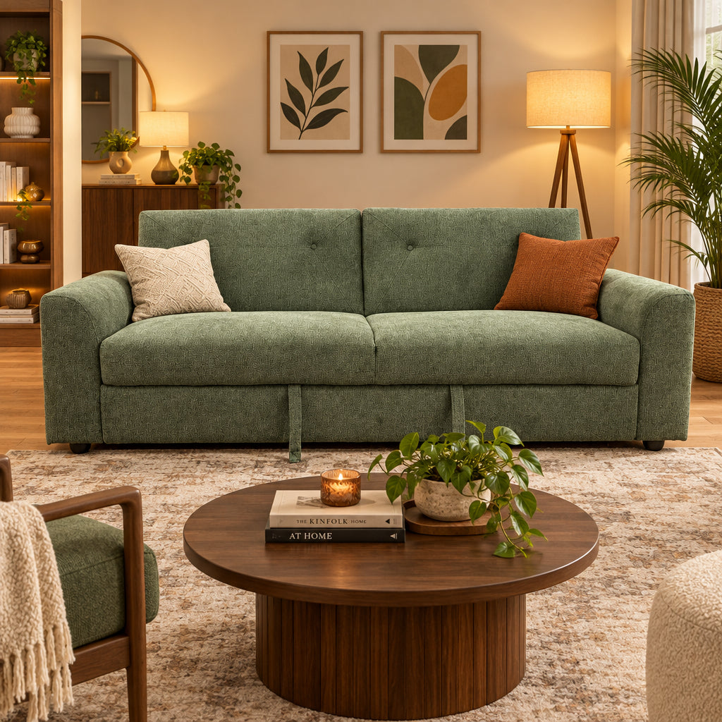 SOFA CAMA VERDE