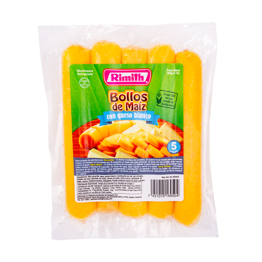 BOLLO DE MAIZ CON QUESO AMARILLO RIMITH