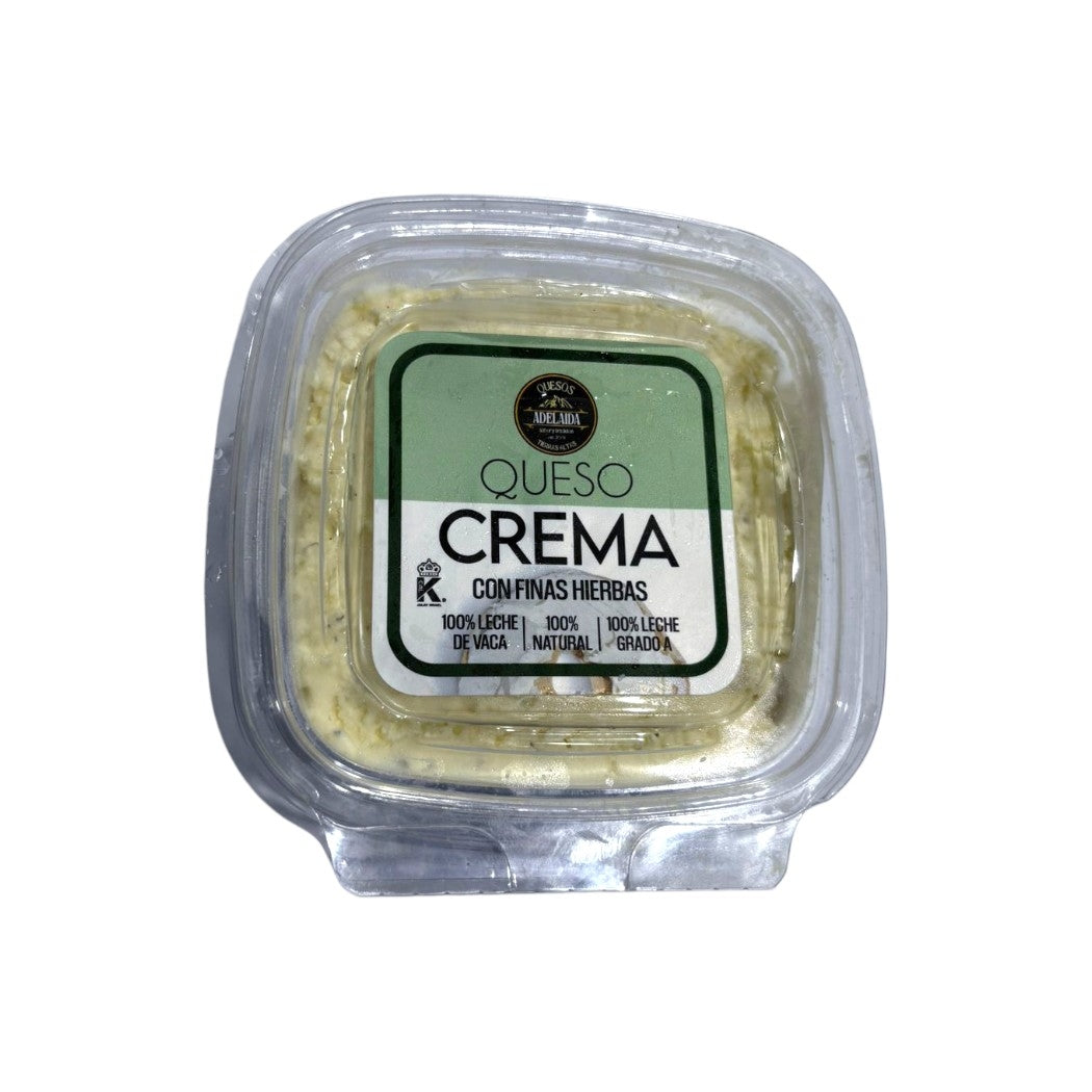 QUESO CREMA FINAS HIERBAS ADELAIDA 8OZ