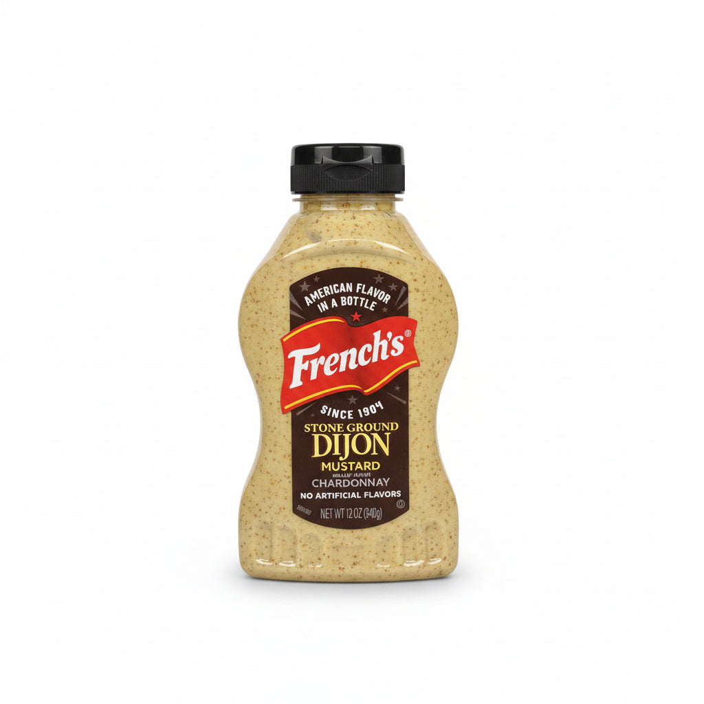 MOSTAZA DIJON STONE GROUND FRENCHS 12OZ