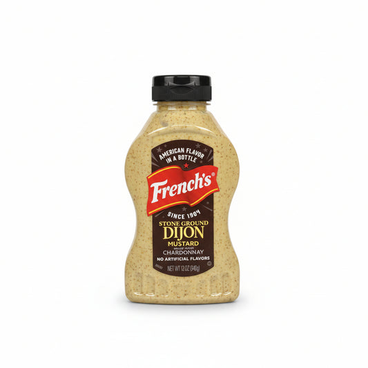 MOSTAZA DIJON STONE GROUND FRENCHS 12OZ