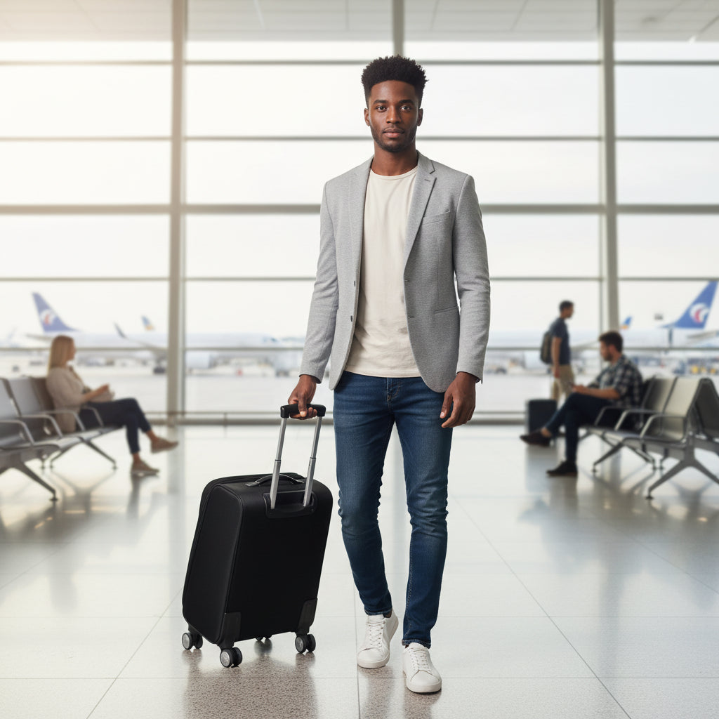 MALETA CHICA NEGRA PARA VIAJE BESTWAY