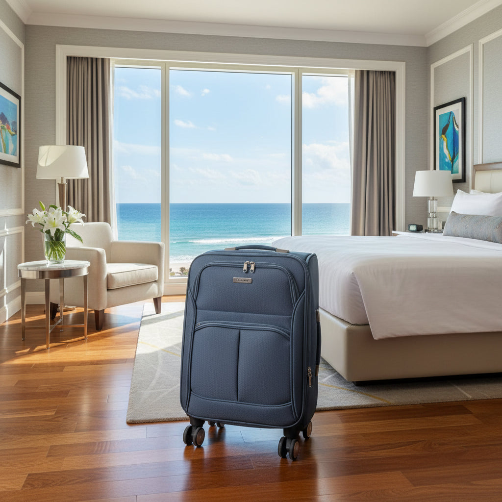 MALETA CHICA GRIS PARA VIAJE BESTWAY