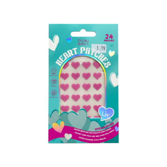 PARCHES FACIALES DE CORAZÓN BEAUVISAGE 24U