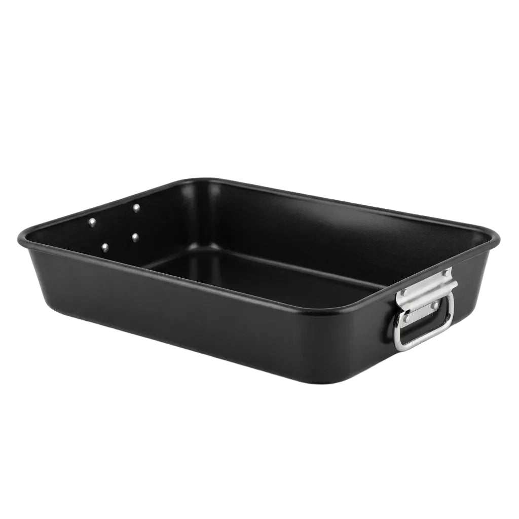 BANDEJA ANTIADHERENTE RECTANGULAR PROFUNDA PARA HORNEAR