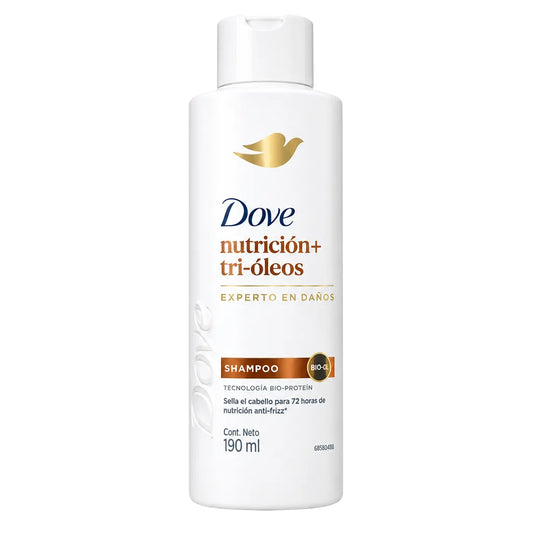 SHAMPOO NUTRICION+ TRI-OLEOS DOVE 190ML
