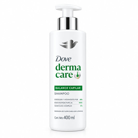 SHAMPOO BALANCE CAPILAR DERMACARE DOVE 400ML