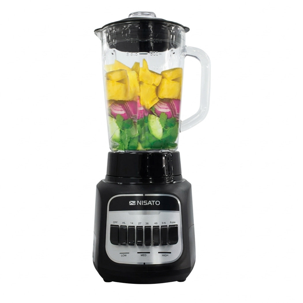 LICUADORA NEGRA V VIDRIO 600W