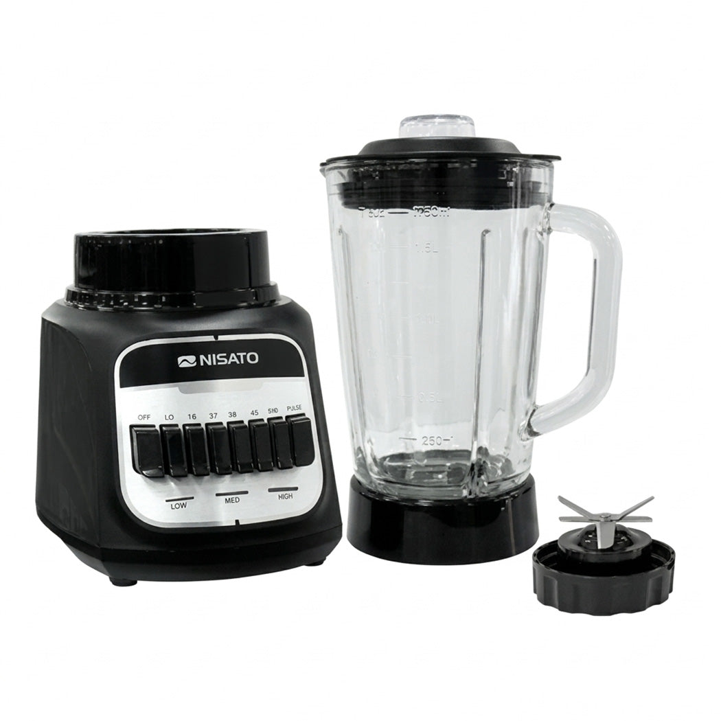 LICUADORA NEGRA V VIDRIO 600W