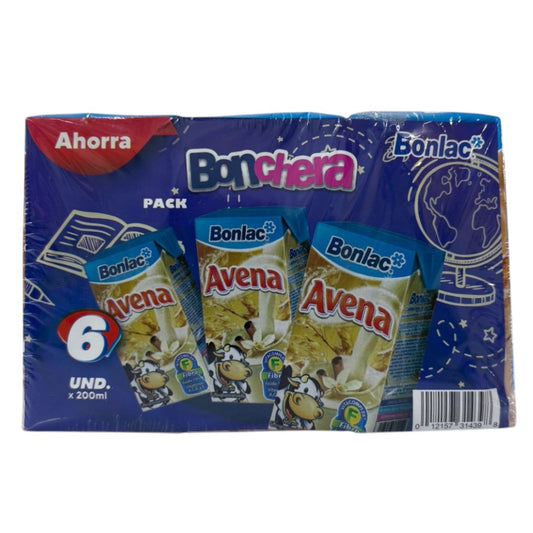 6PACK AVENA UHT BONLAC 200ML