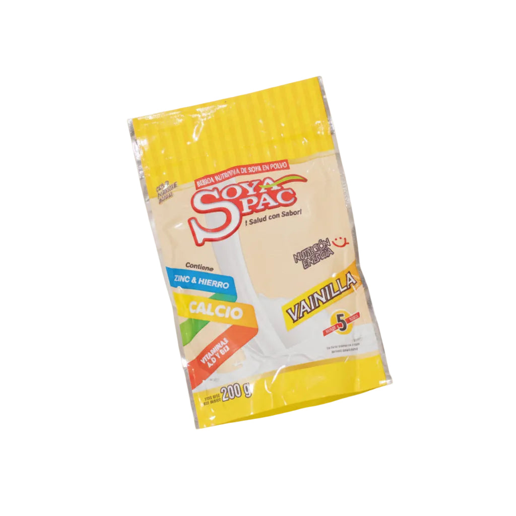 BEBIDA DE SOYA VAINILLA SOYAPAC 200GR