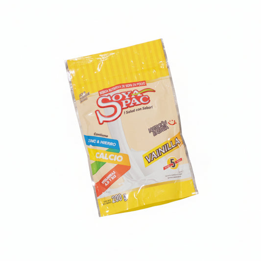 BEBIDA DE SOYA VAINILLA SOYAPAC 200GR