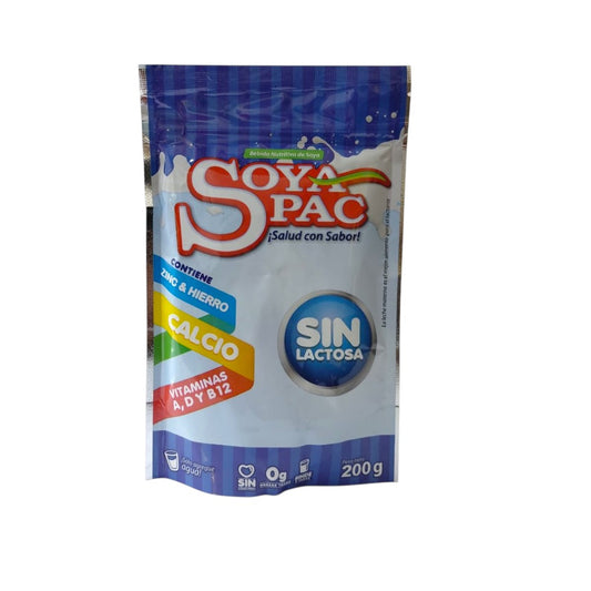 BEBIDA DE SOYA SIN LACTOSA SOYAPAC 200GR