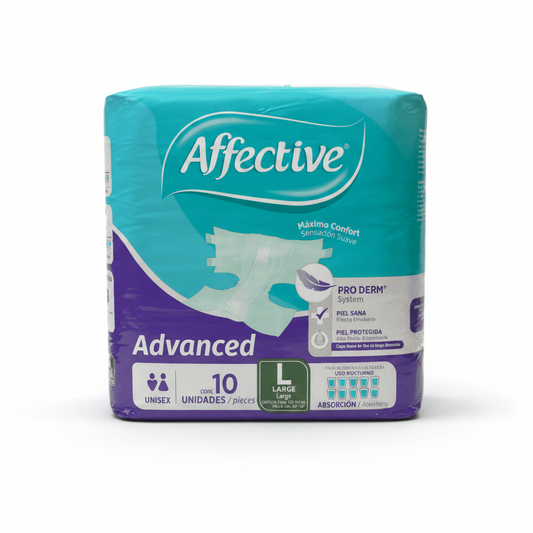 PAÑALES PARA ADULTO AFFECTIVE 10U