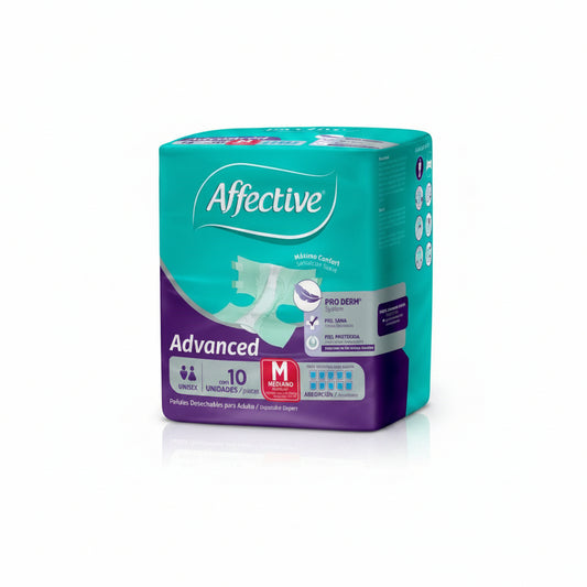 PAÑALES PARA ADULTO ADVANCED M 10U