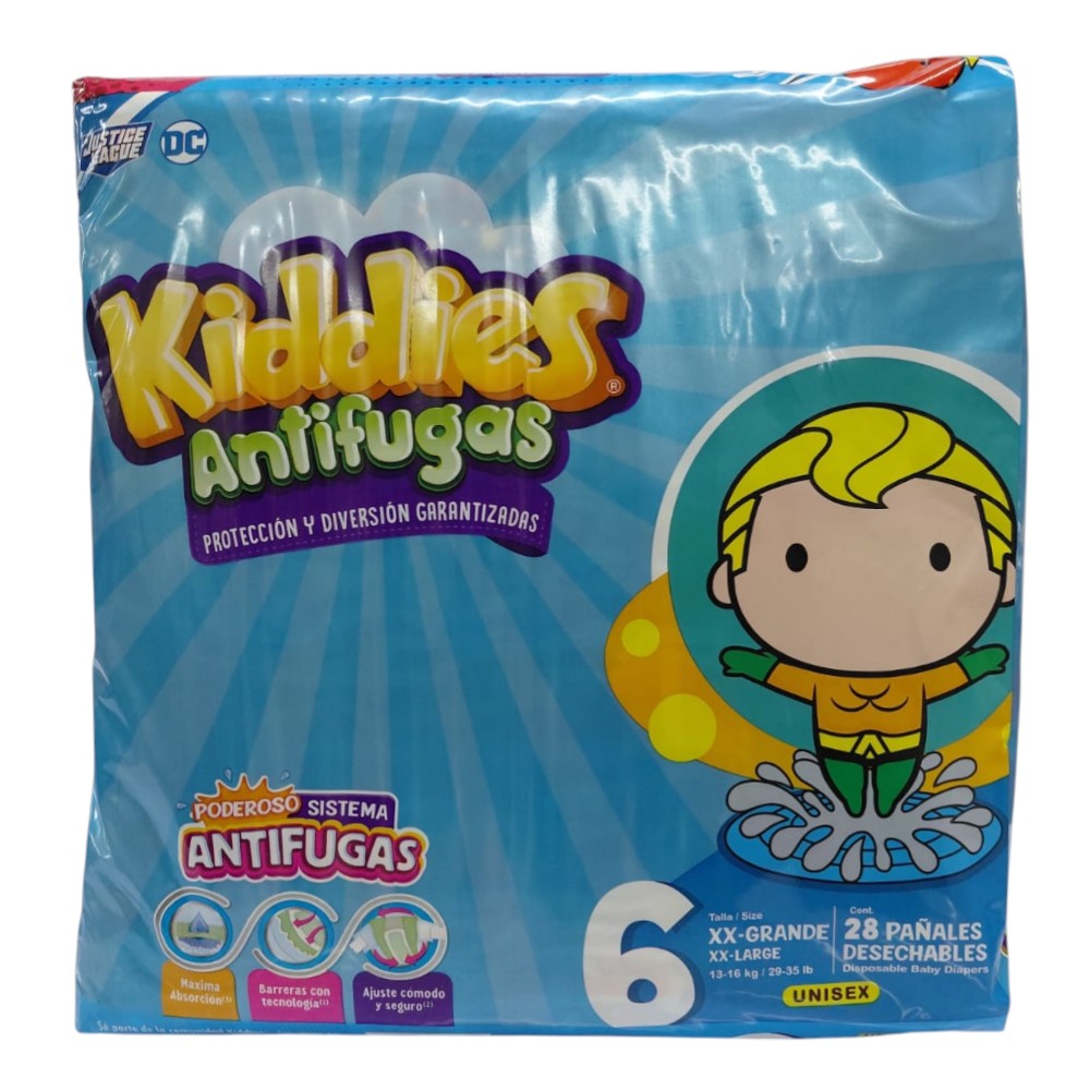 PAÑALES ANTIFUGAS TALLA 6 28U