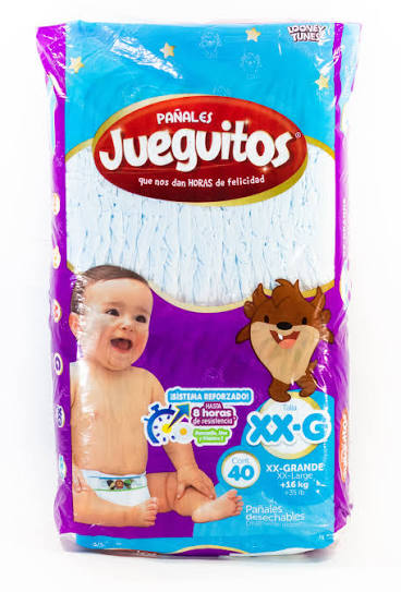 PAÑALES DESECHABLES 6 XXG 40U