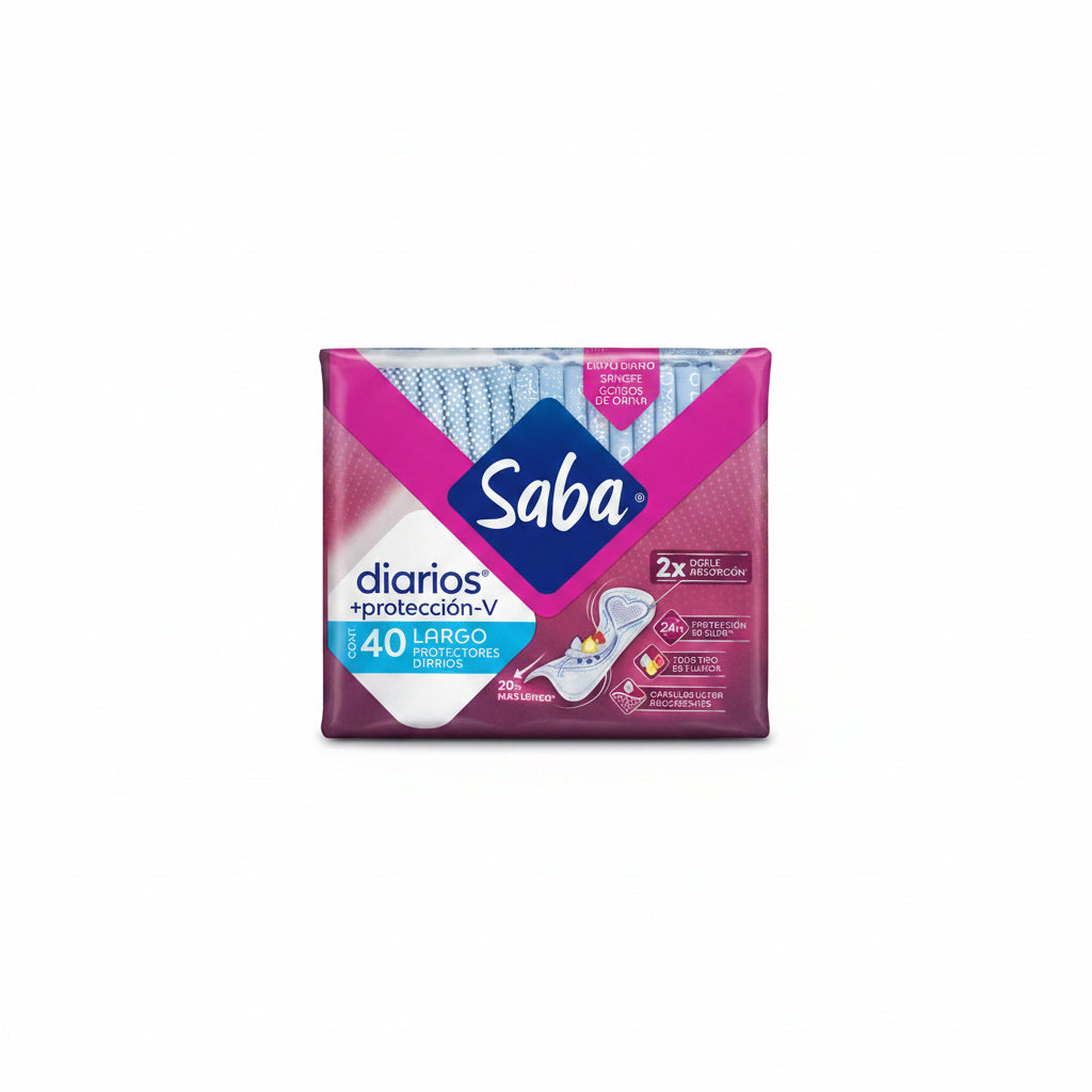 PROTECTORES DIARIOS EXTPROTEC LARG SABA 40U