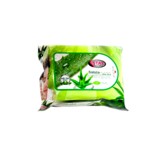 TOALLITAS HÚMEDAS FACIALES ALOE VERA