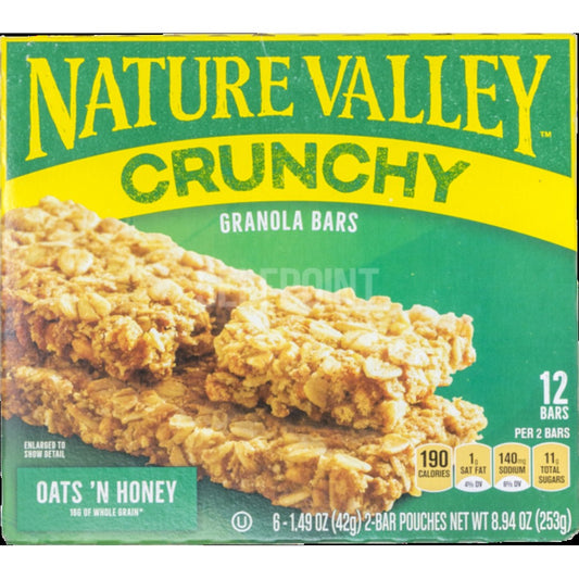 BARRA DE MIEL/AVENA NATURE VALLEY10OZ