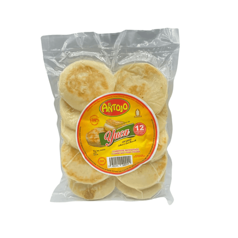 AREPAS DE YUCA RELLENA QUESO MOZZARELA 430GR