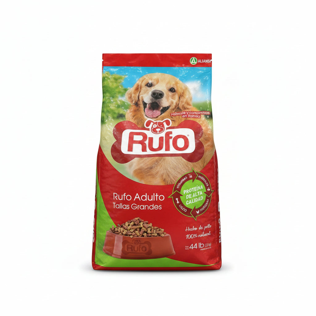 ALIMENTO PARA PERRO ADULTO RUFO 44LB