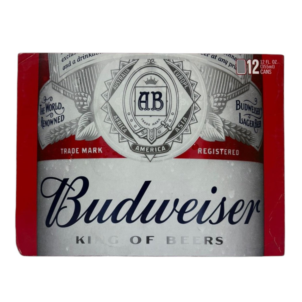 12PACK CERVEZA LATA BUDWEISER 355ML