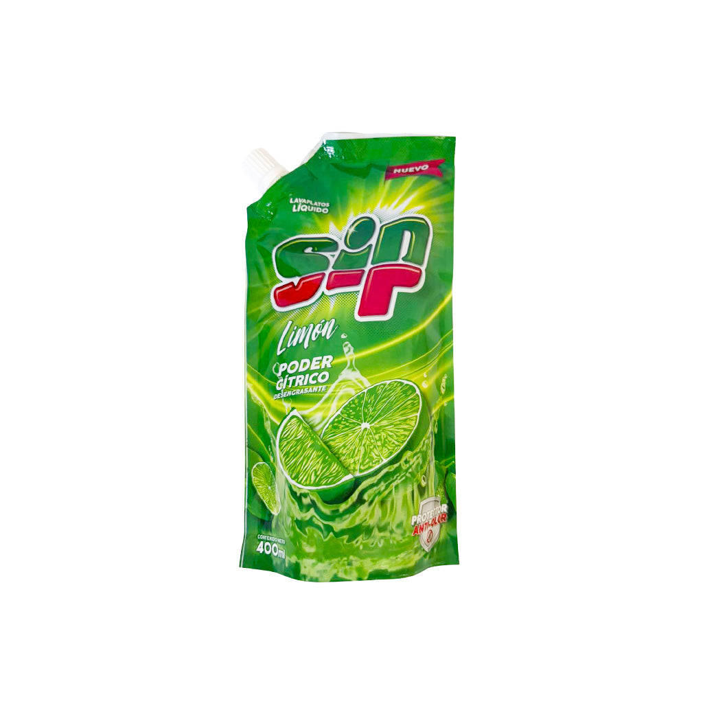 LAVAPLATO LÍQUIDO LIMÓN SACHET 400ML