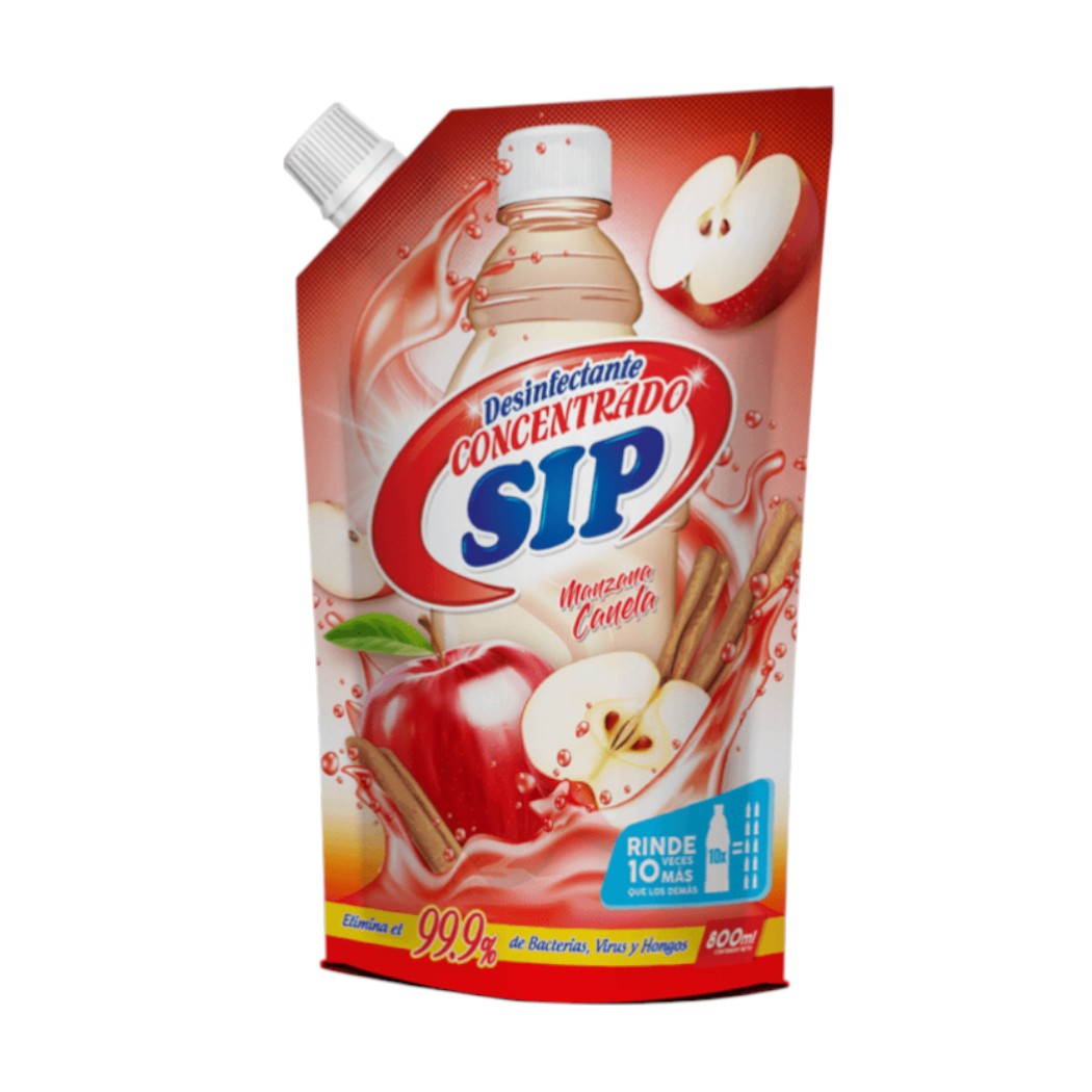DESINFECTANTE APPLE SPICE SACHET 800ML
