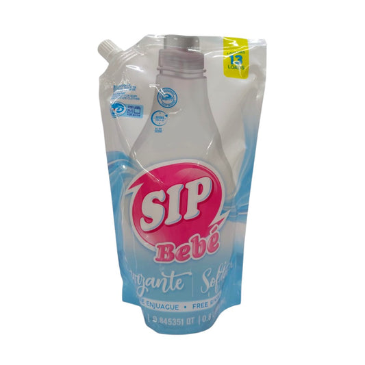 SUAVIZANTE PARA ROPA DE BEBÉ SIP 800ML