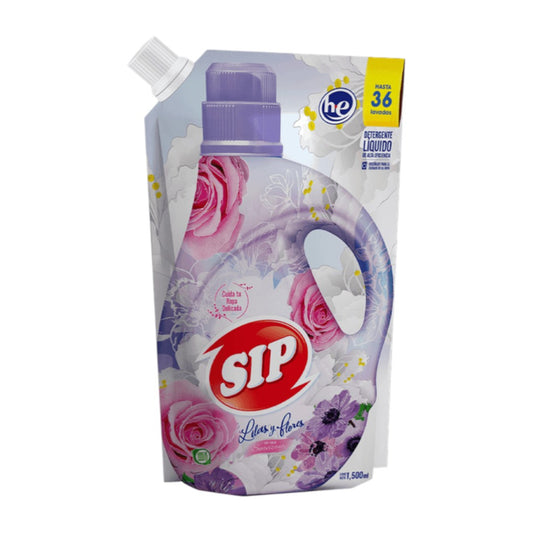 DETERGENTE LÍQUIDO LILA FLOR 1500ML