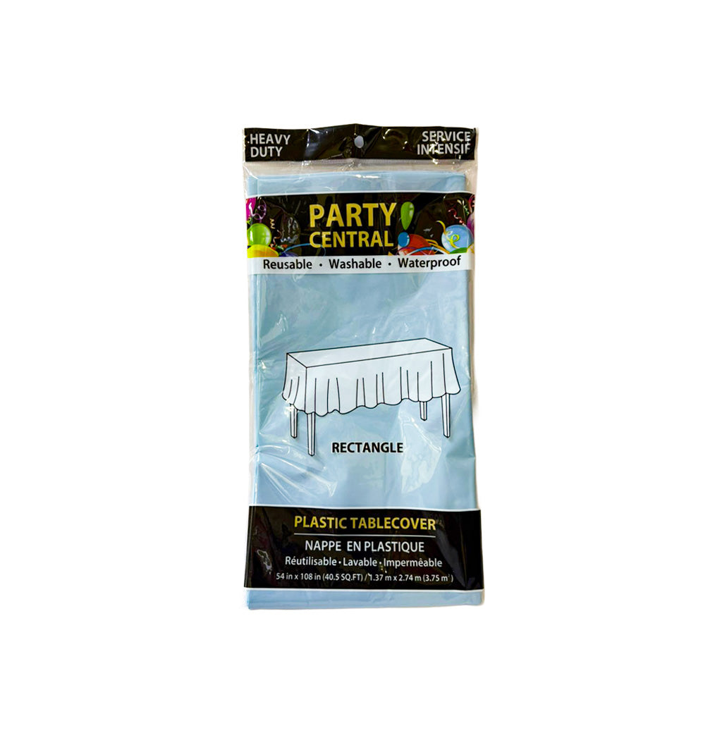 MANTEL PLASTICO AZUL CLARO54X108