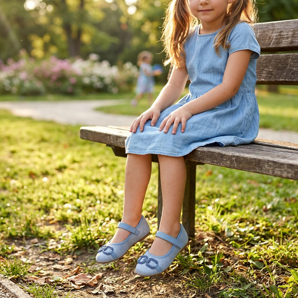 ZAPATO BAILARINA DE NIÑA GRANDE