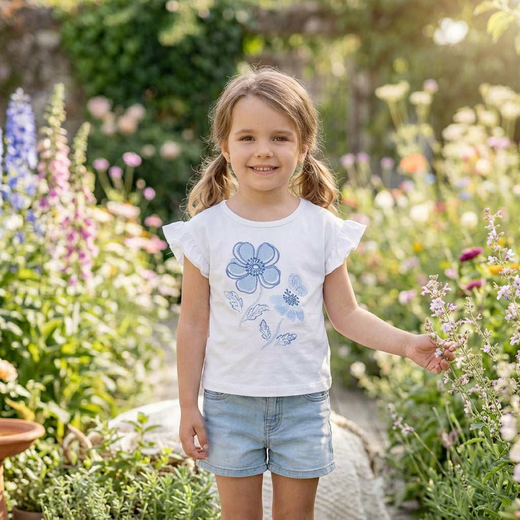 BLUSA PARA NIÑA DE 12 A 24 MESES TRENDY BABY