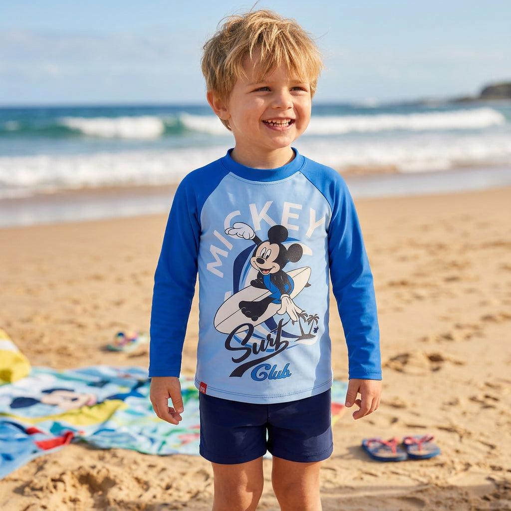 T-SHIRT DE MICKEY MOUSE MANGA LARGA PLAYERO