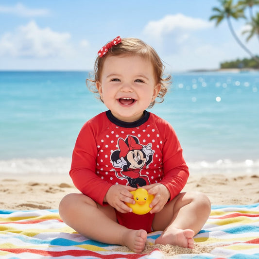 VESTIDO DE BAÑO DE MINNIE MOUSE PARA BEBE