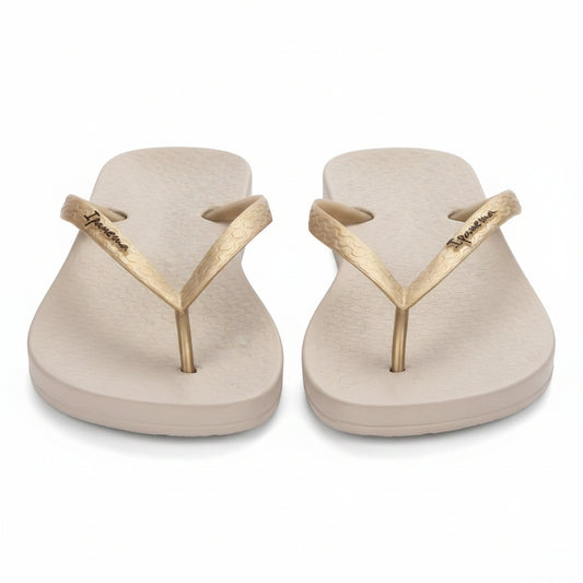 FLIP FLOP DE DAMA LISA DORADAS