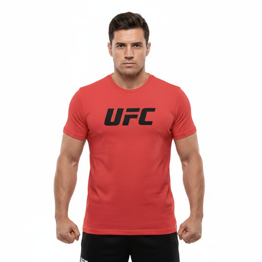 T-SHIRT DE CABALLERO ROJO DEPORTIVO UFC