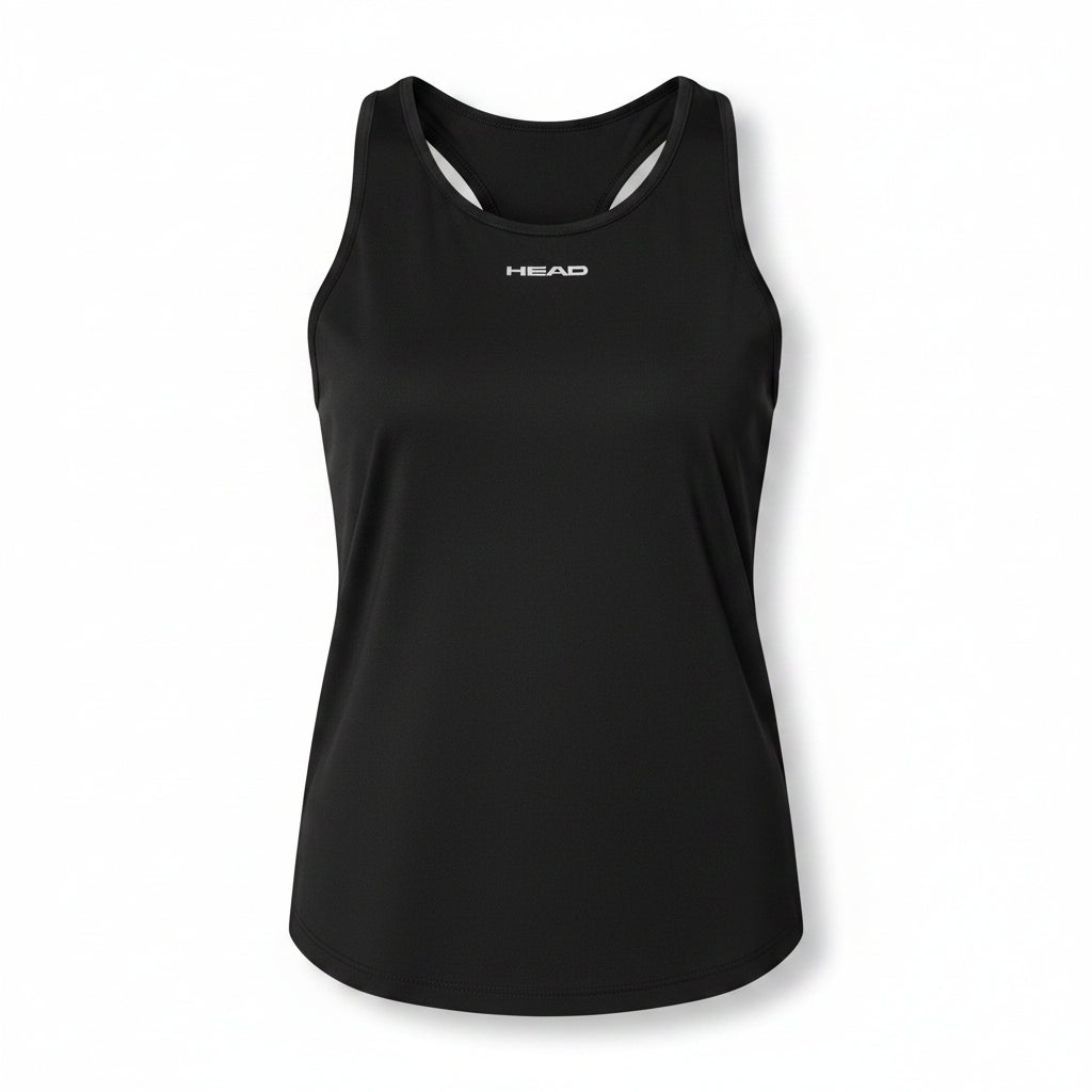 CAMISETA DE DAMA NEGRO DEPORTIVO HEAD