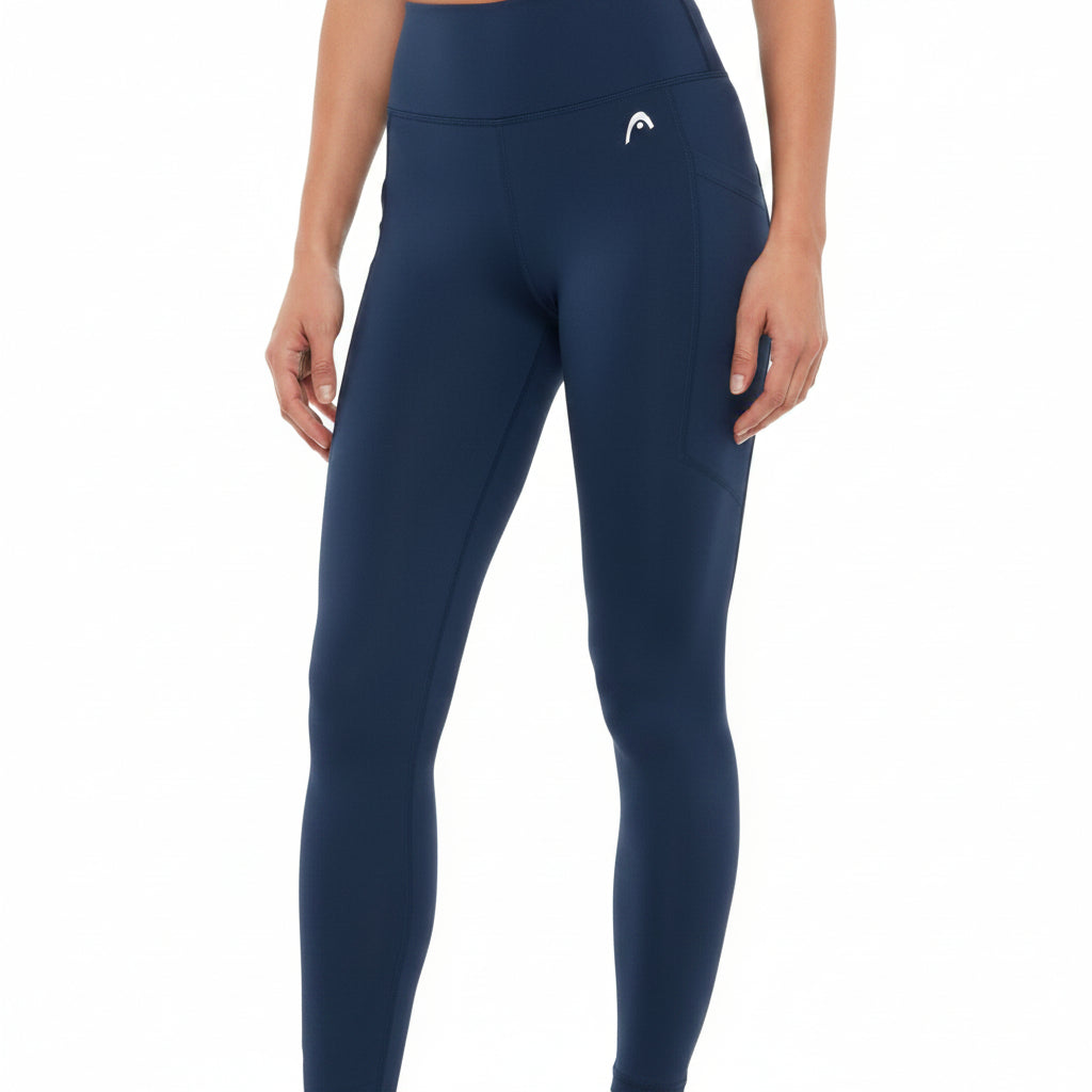 LEGGINGS DE DAMA LARGO AZUL DEPORTIVO