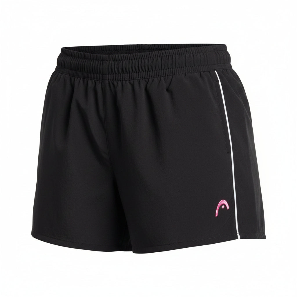 SHORT DE DAMA NEGRO DEPORTIVO HEAD