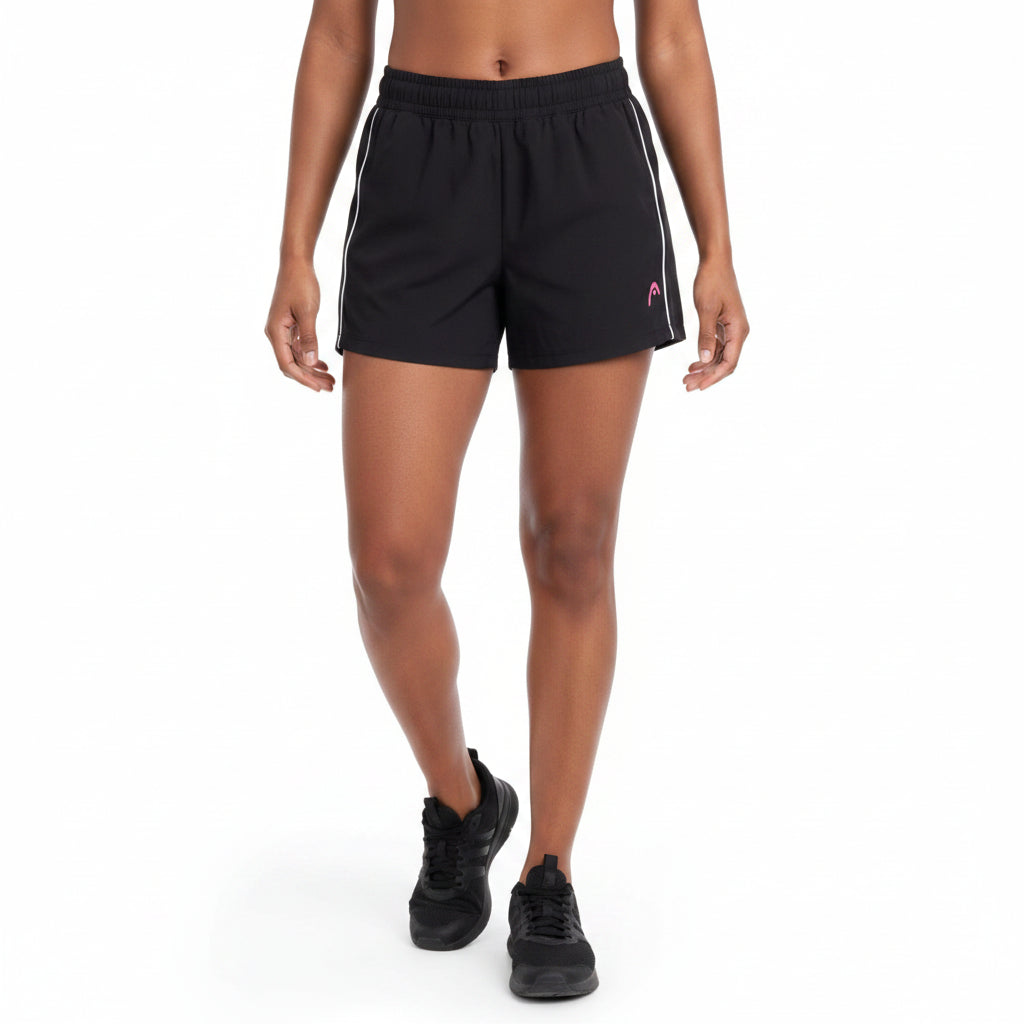 SHORT DE DAMA NEGRO DEPORTIVO HEAD