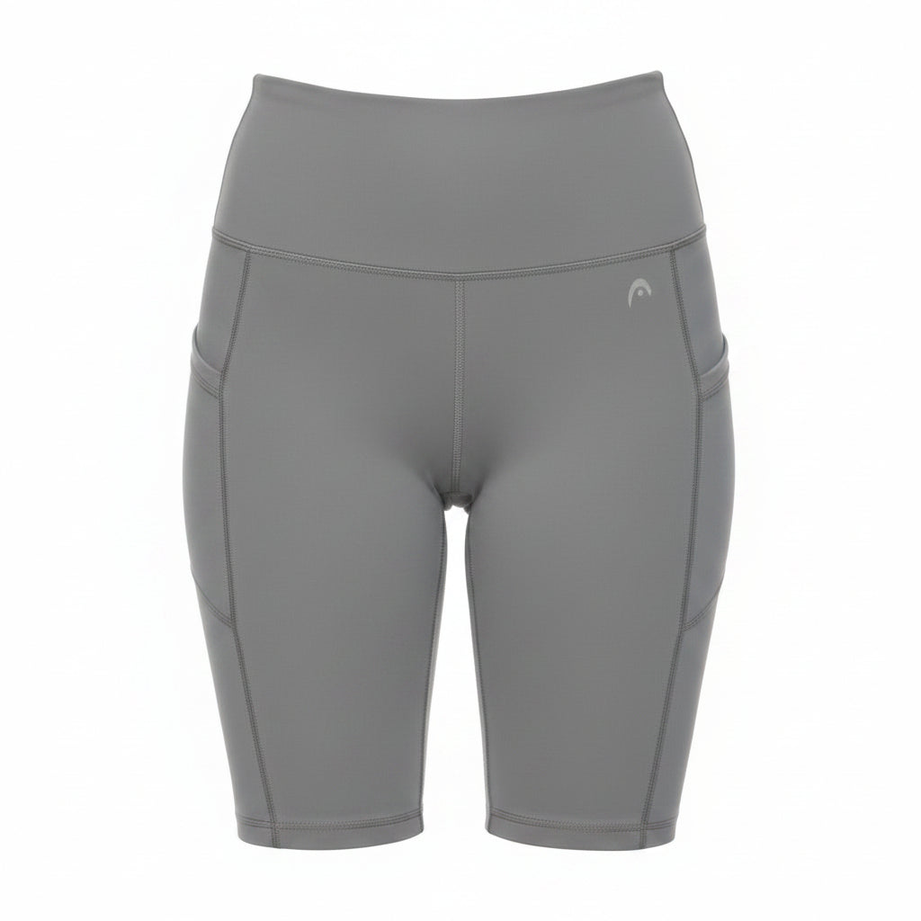 LEGGINGS DE DAMA GRIS A LA RODILLA DEPORTIVO