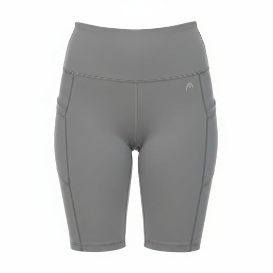 LEGGINGS DE DAMA GRIS A LA RODILLA DEPORTIVO