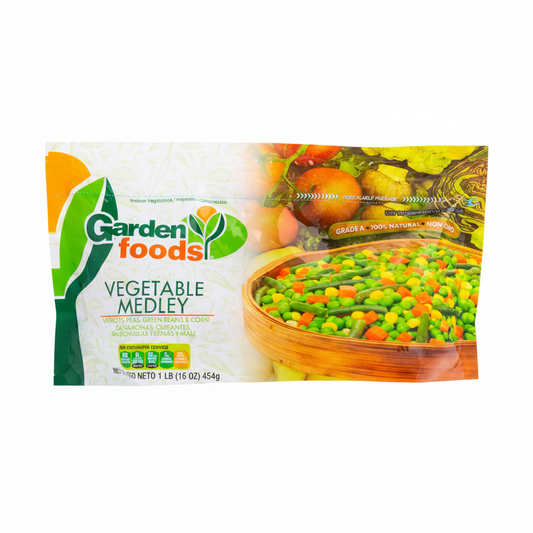 VEGETABLE MEDLEY GARDEN FOOD 1LB