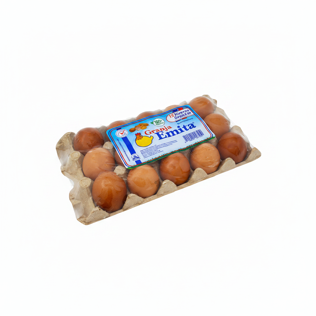 FLAT DE HUEVOS GRANDES GRANJA EMITA 15U