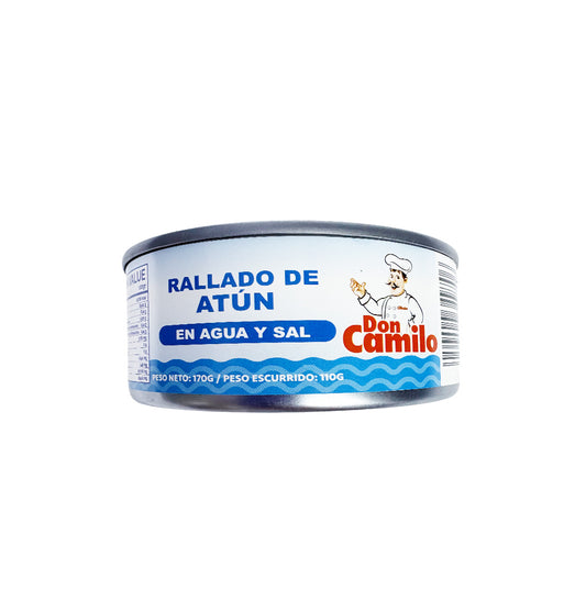 ATÚN RALLADO EN AGUA DON CAMILO 170GR